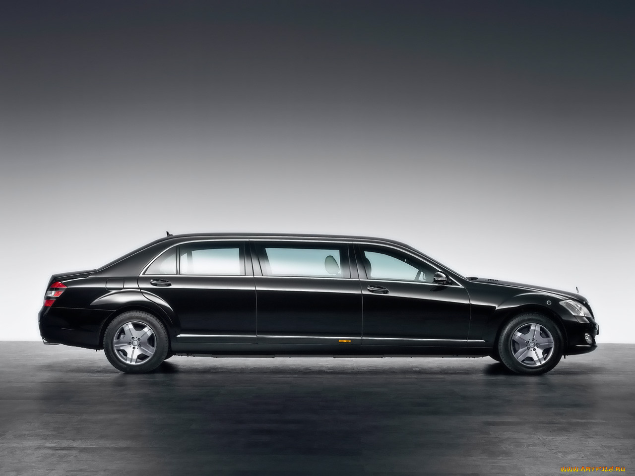 2009, mercedes, benz, 600, pullman, guard, limousine, 